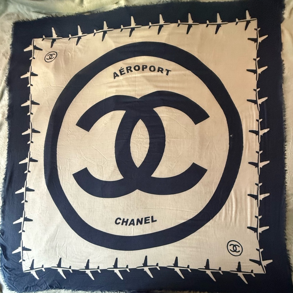 Chanel Scarf Authentic 100% Cashmere
